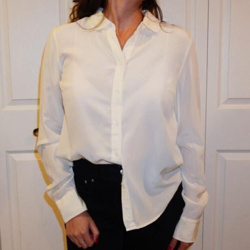 Talbots Women's White Blouse
